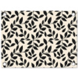 Elegant - Patroon - Zwart - Beige tuinposter los doek klein 239 -3d