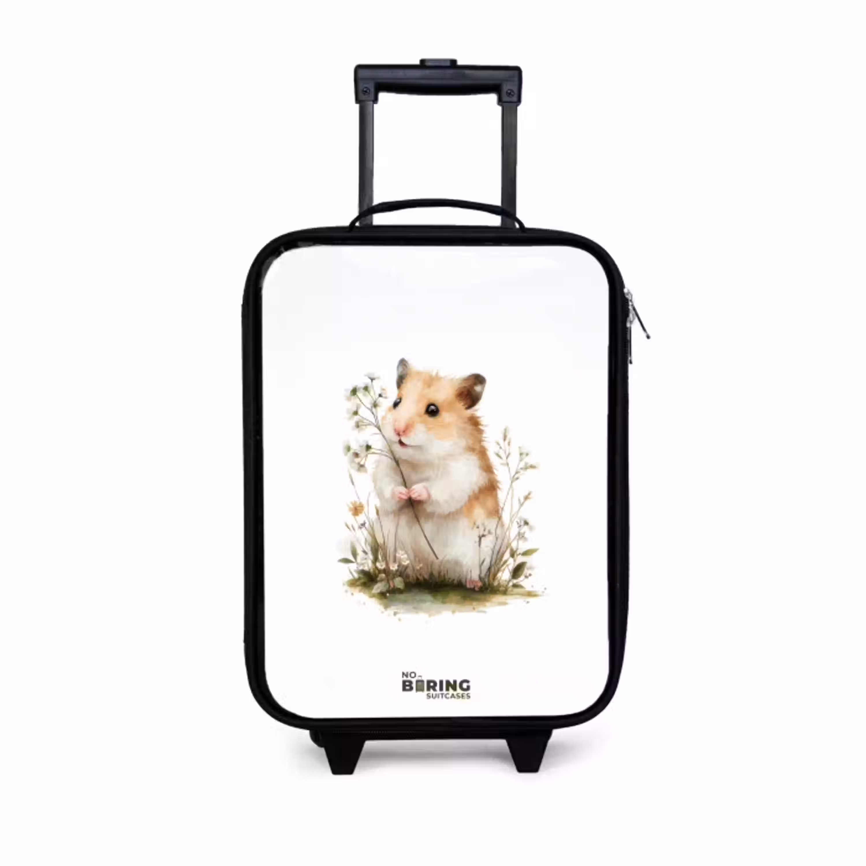 Dier - Natuur - Hamster Kinderkoffer - Zwart klein -3d