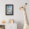 Doorkijk - Strand - Raam - Duinen - Zee fotolijst zwart zonder passe partout klein -usfeer4_kinderkamer