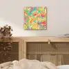Geel - Roze - Blauw - Retro aluminium wit klein -sfeer3