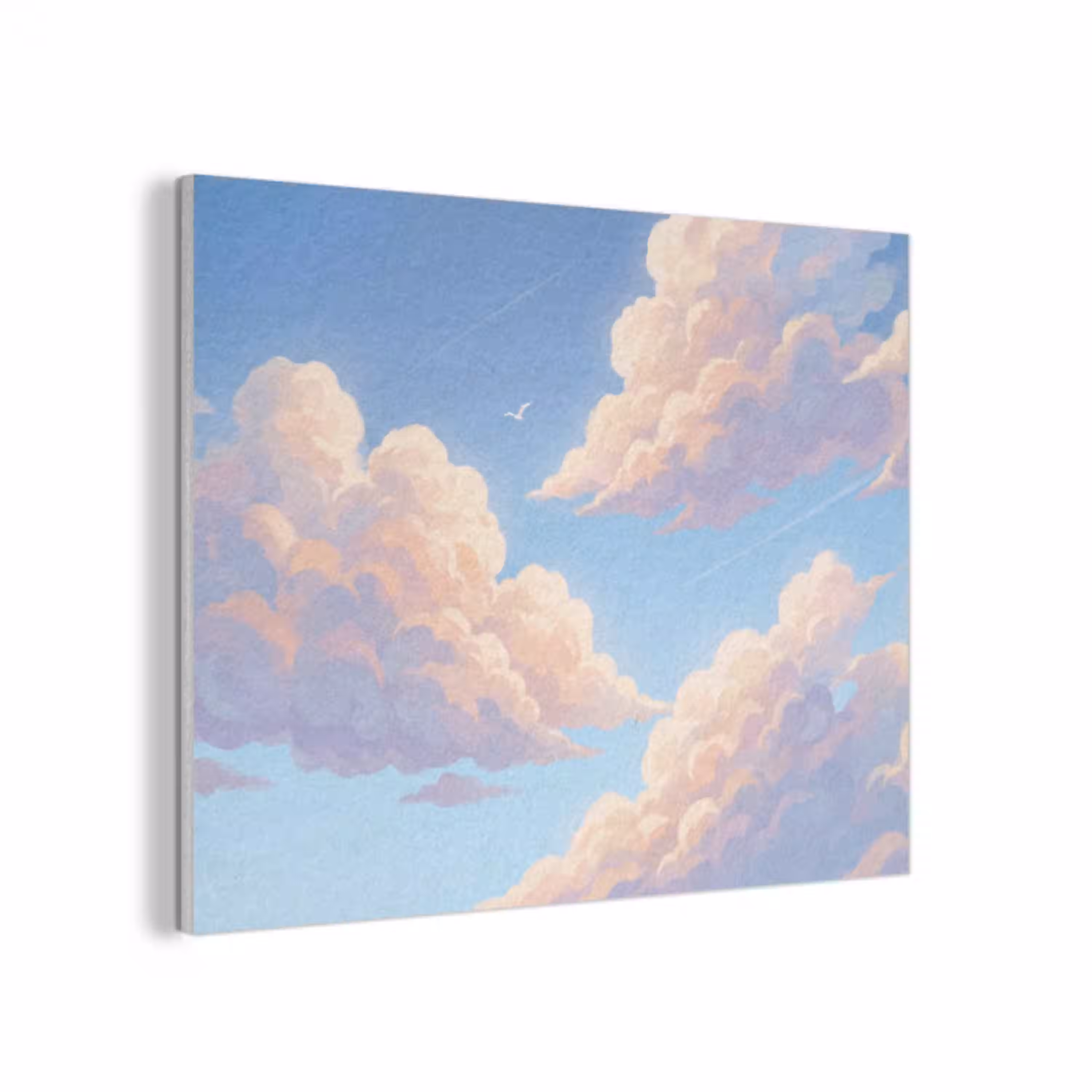 Wolken - Lucht - Natuur - Blauw PET vilt klein -3d