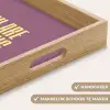 Tekst - Paars - Amazing Dienblad Rechthoek middel -USP_HandgreepNL