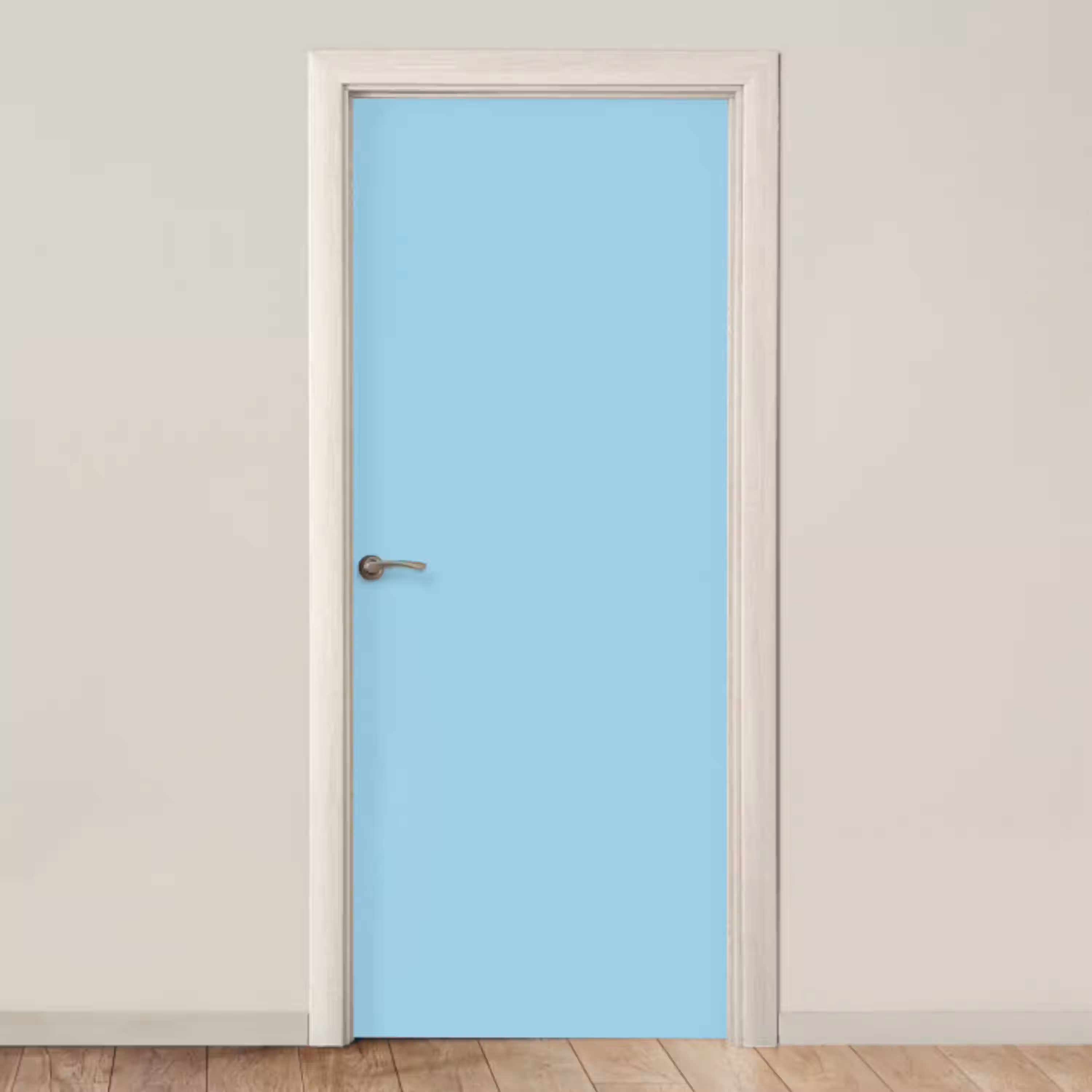 Ice - Blue - Blauw deurposter klein 289 -3d_beige