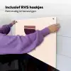 Zandloper - Symmetrisch - Rood - Paars Inductie beschemer met haakjes middel -ky-ophangen-nl
