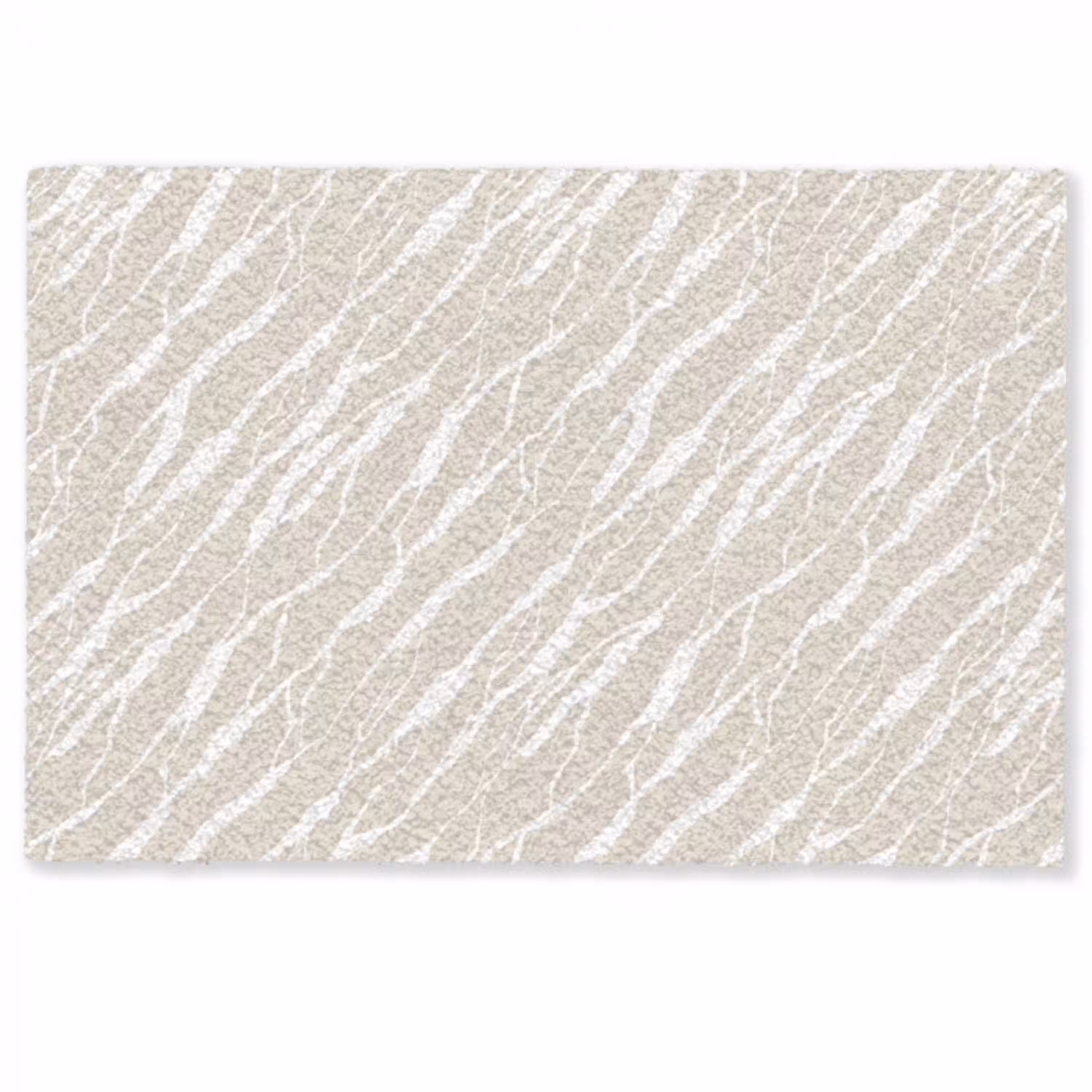 Beige - Wit - Patroon - Structuur Deurmat klein 898 -zkaufland3d