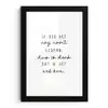 Quotes - Ik heb het nog nooit gedaan dus - Baby - Kinderen - Pippi Langkous fotolijst zwart zonder passe partout klein -3d
