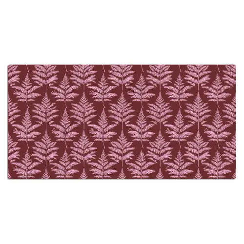 Blad - Patroon - Paars Muismat XXL klein 681 -3d_leeg