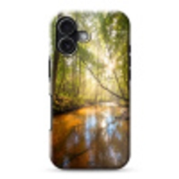 Bos - Beek - Zonlicht - Natuur - Groen Toughcase MagSafe Apple iPhone 17 klein -3d