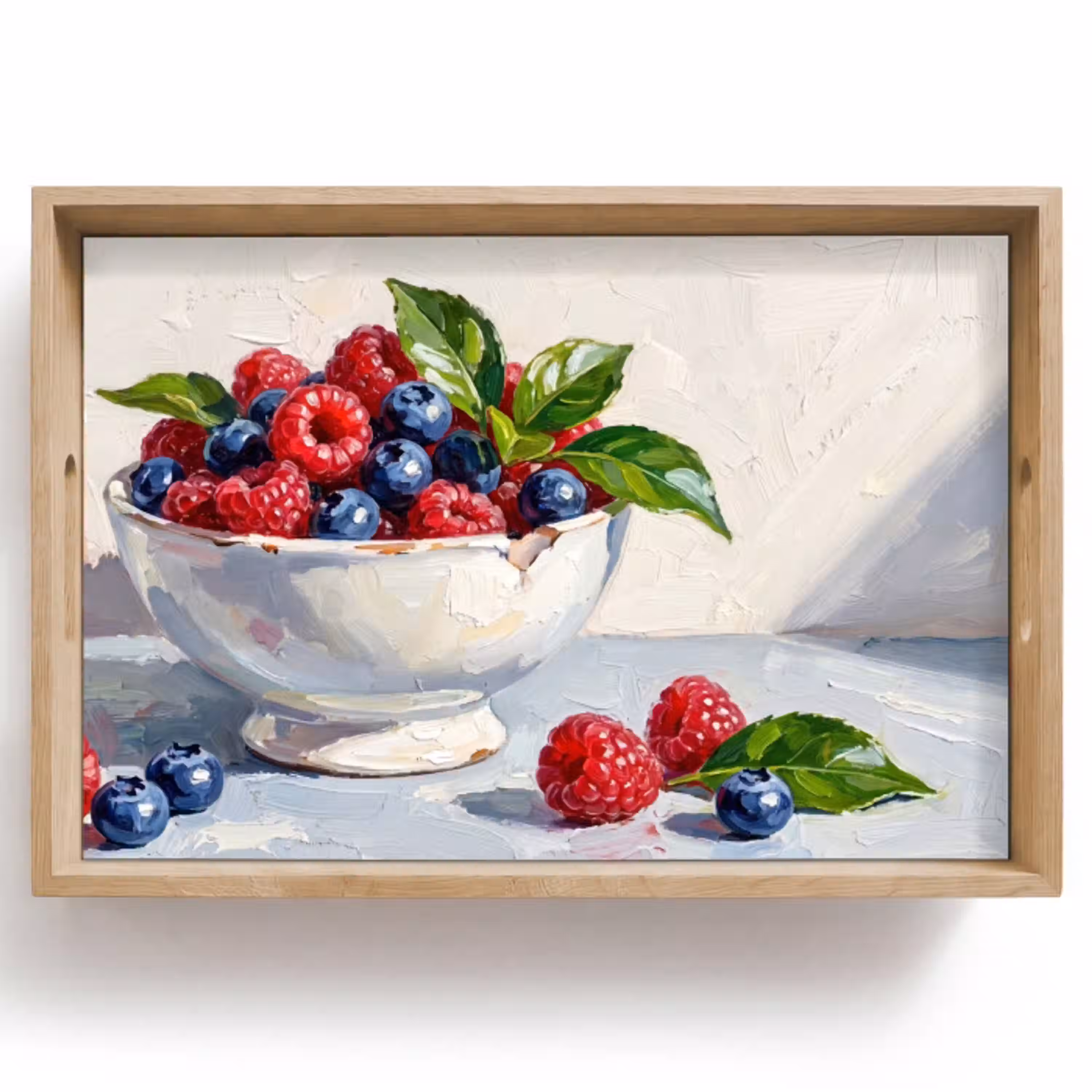 Bessen - Kom - Eten Dienblad Rechthoek middel -z3d_shopping