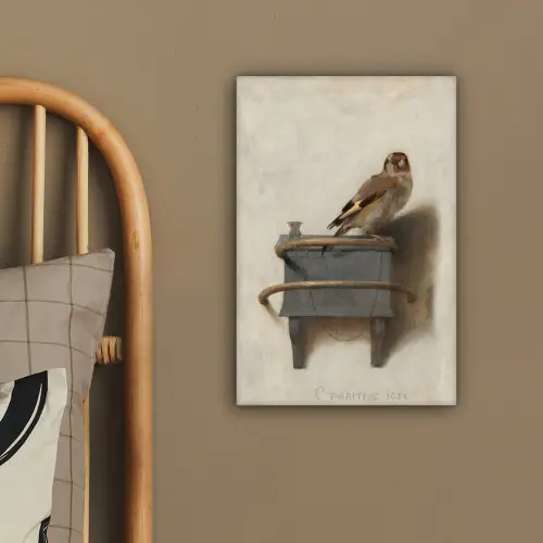 Puttertje - Oude Meester - Carel Fabritius canvas 2cm klein -sfeer3