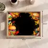 Fastfood - Graffiti - Hamburger - Eten - Modern Dienblad Rechthoek middel -USP_Formaat