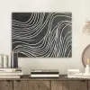 Lijnen - Patroon - Abstract - Wit PET vilt klein -sfeer1