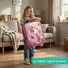 Eenhoorn - Roze - Vlinders - Bloemen Kinderkoffer - Roze klein -sfeer2_NL