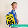 Zwart-geel met gaming zone Kinderrugzak - Blauw middel -sfeer3_NL
