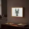 Kreeft - Glossier - Groen - Wit Light Box met batterij (Wandlamp) middel -sfeer1