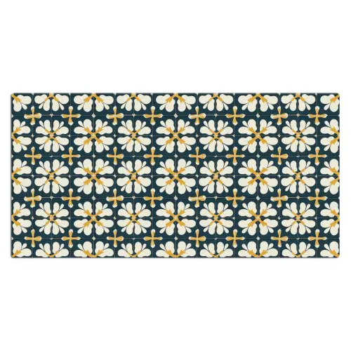 Motief - Tegel - Okergeel Muismat XXL klein 681 -3d_leeg
