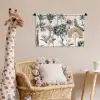 Retro - Jungle - Natuur - Dieren Wandkleed katoen klein -wsfeer5_kind