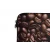Bonen - Close-up - Donkerbruin laptophoes neopreen klein -detail