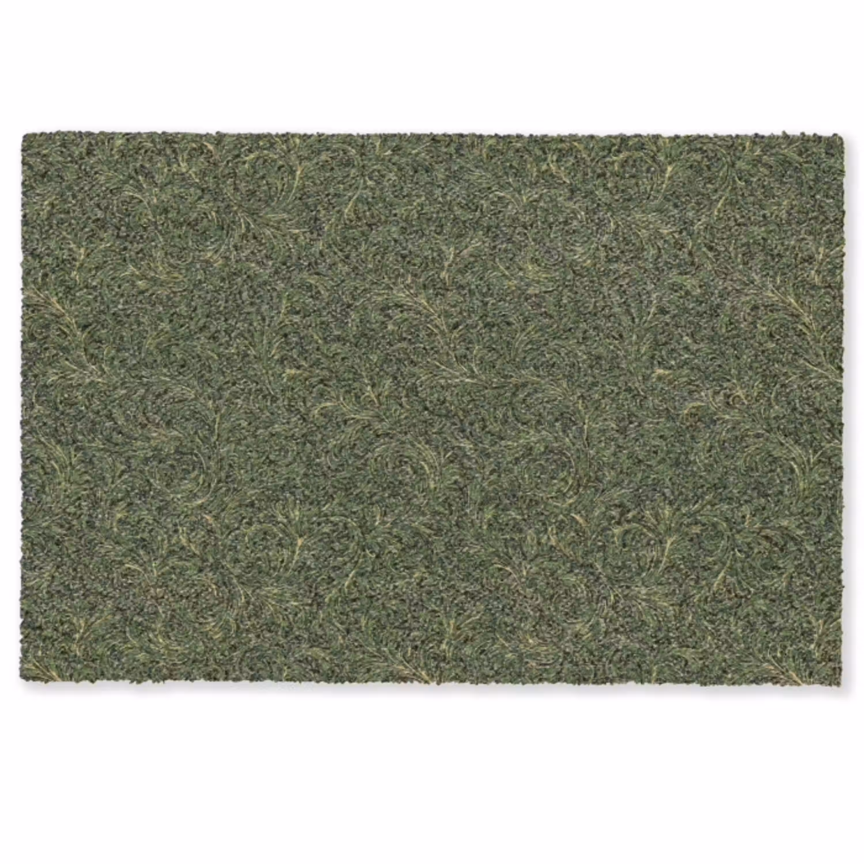 Donker - Groen - Krullend - Botanisch Deurmat klein 898 -zkaufland3d
