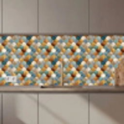 Schubvorm - Aardetinten - Metallic - Glans keuken achterwand 2 middel 871 zz_3dshopping
