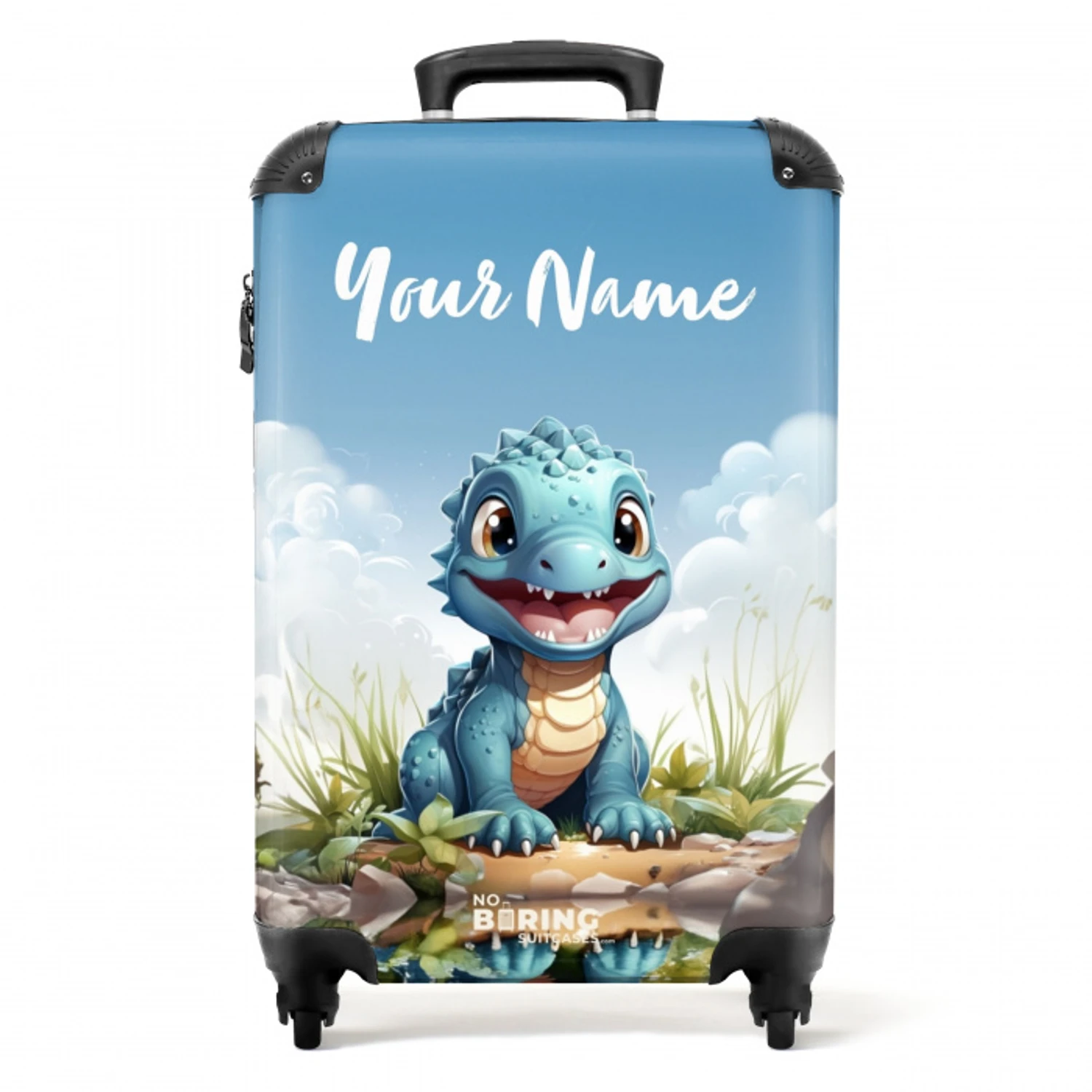 Darius Dino NBS - Handbagage koffer - Kinderen Unisex middel -productfoto_recht