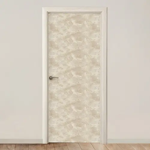 Lichtbeige - Marmer - Aders deurposter klein 289 -3d_beige