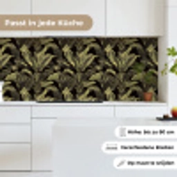 Botanisch - Bladeren - Groen keuken achterwand 2 middel 871 -sfeer4_DE
