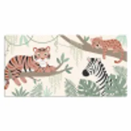 Jungle - Rustiek - Pastel Muismat XXL klein -3d_leeg