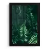 Bladeren - Jungle - Natuur - Tropisch - Planten fotolijst zwart zonder passe partout klein -3d