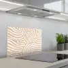 Beige - Aardspatroon keuken achterwand spatscherm klein -3d_schuin