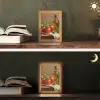Tomaten - Olijfolie - Stilleven Light Box met kabel (Tafellamp) klein -sfeer3