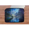Stad Kuala Lumpur - Skyline - Wolkenkrabbers - Water laptophoes neopreen klein -tafel