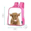 Halbe Hooglander Kinderrugzak - Roze middel -productfoto_formaten