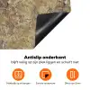Bruin - Wit - Vlekken - Graniet Inductie beschermer vinyl 3mm klein 276 -zzzzzzz-td-onderkant