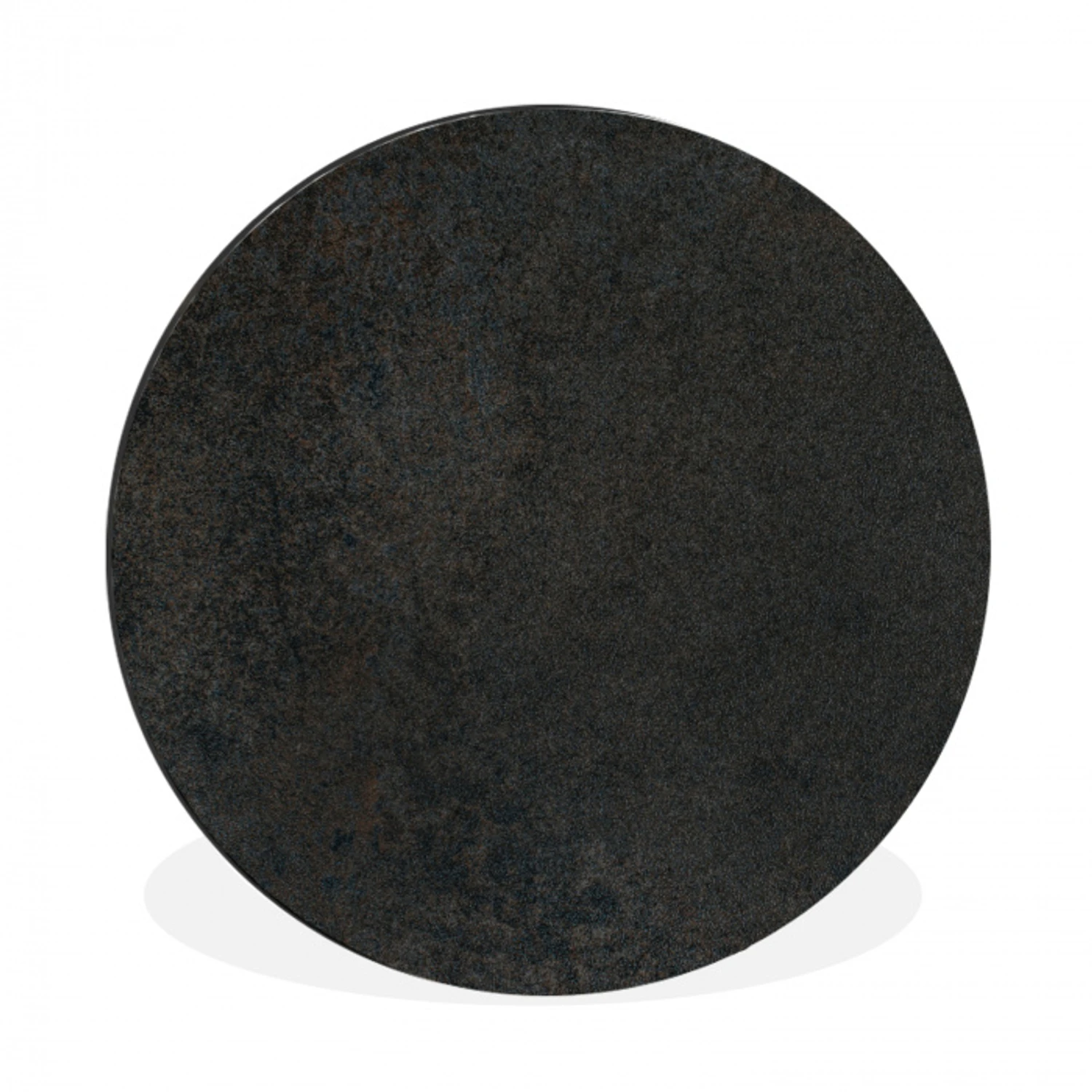 Industrieel - Beton - Grijs Wandcirkel aluminium klein -3d