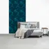 Bloesem - Blauw - Turquoise fotobehang vinyl groot 64 -slaapkamer