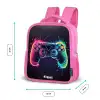 Game - Controller - Kleurrijk Kinderrugzak - Roze middel -productfoto_formaten