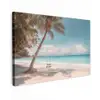 Palmboom - Schommel - Strand - Lucht canvas 2cm klein -z3d