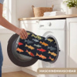 Vissen - Patroon - Kleurrijk WCmat klein 1009 -USP_WasbaarDE