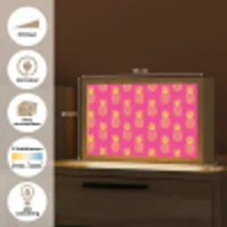 Ananas - Trendy - Roze Light Box met kabel (Tafellamp) klein 924 -USP_websiteoverzichtNL