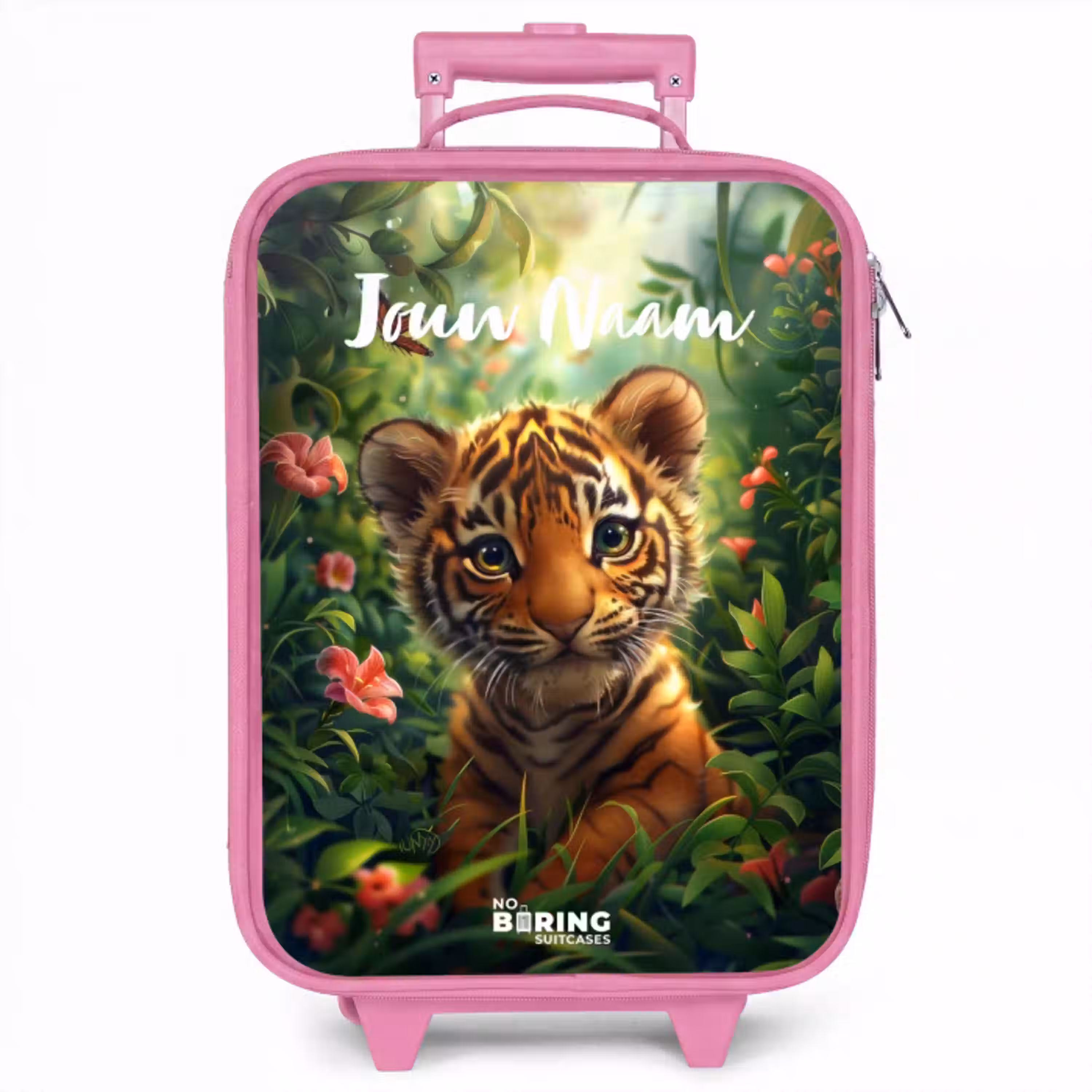 Tommy tijger Kinderkoffer - Roze klein -zzz_website3d