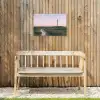 Vuurtoren - Duinlandschap - Zee Tuinposter op houten frame 2 cm dik klein -sfeer4