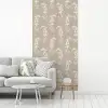 Motief - Beige - Linnen fotobehang vinyl groot 64 -woonkamer