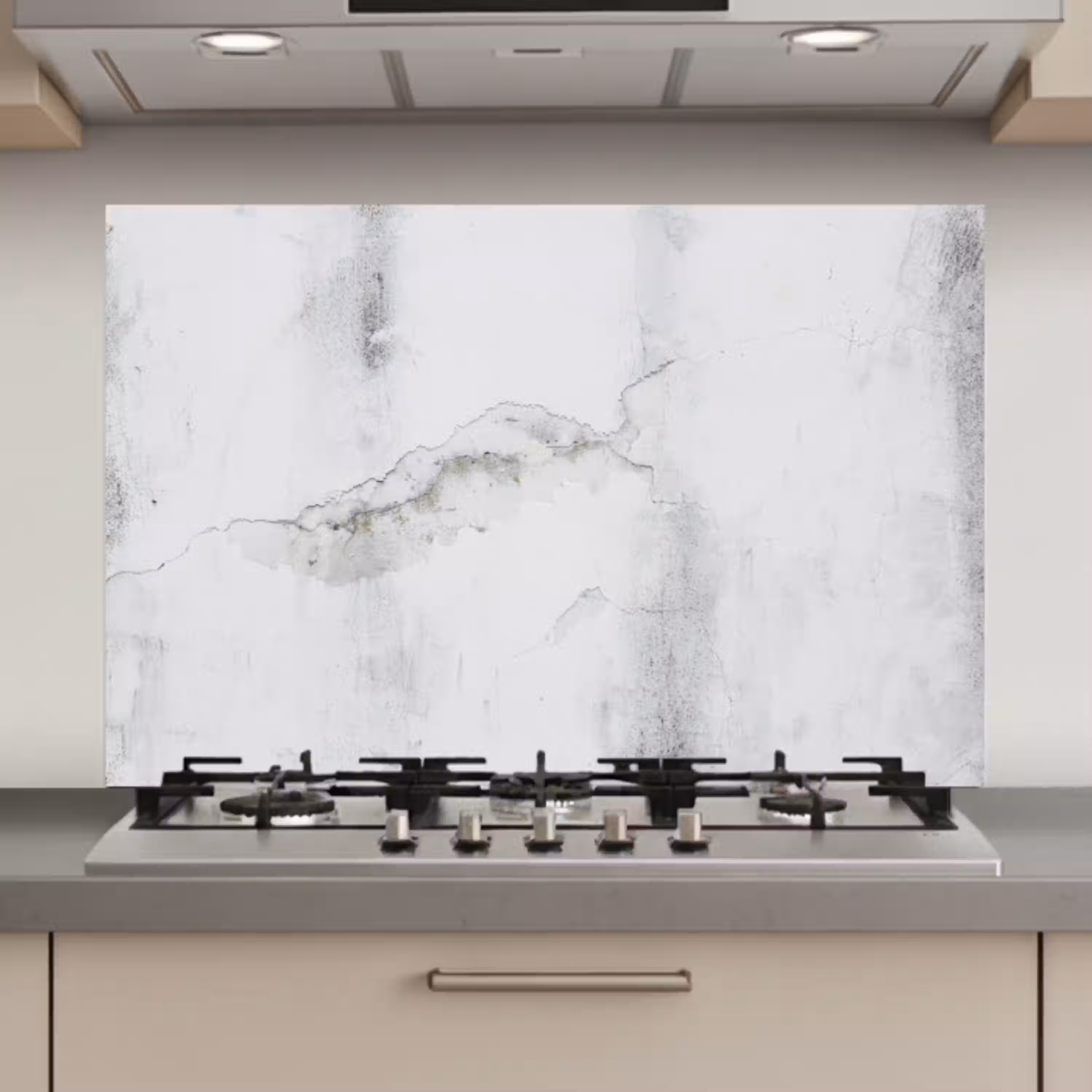 Beton - Grijs - Wit keuken achterwand spatscherm klein -3d_website