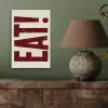 Red - Eten - Vintage - Decoratie aluminium wit klein -sfeer2
