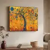 Abstract - Boom - Levensboom - Modern Textielframe - compleet frame klein -sfeer3
