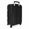 Retro disco 70s patroon kleurrijk NBS - Handbagage koffer - Volwassenen Unisex middel -achterkant