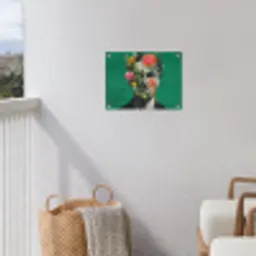 Man - Planten - Groen tuinposter los doek klein -sfeer8