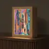 Abstract - Figuren - Kleurrijk Light Box met kabel (Tafellamp) klein -z3d_website