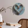 Hart - Touw - Hout - Rustiek Akoestische PET Vilt - Rond klein -sfeer3